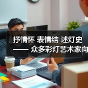 抒情怀 表情结 述灯史—— 众多彩灯艺术家向灯博捐赠彩灯作品(图3) 抒情怀 表情结 述灯史—— 众多彩灯艺术家向灯博捐赠彩灯作品(图3)