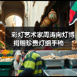 彩灯艺术家周涛向灯博捐赠珍贵灯组手稿(图1) 彩灯艺术家周涛向灯博捐赠珍贵灯组手稿(图1)