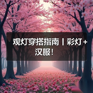 观灯穿搭指南丨彩灯+汉服!(图4) 观灯穿搭指南丨彩灯+汉服!(图4)