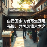 自贡画家访俄写生画展亮相,异国风情艺术之旅引期待(图4) 自贡画家访俄写生画展亮相,异国风情艺术之旅引期待(图4)