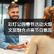 彩灯公园春节活动火爆 文旅融合点亮节日氛围(图2) 彩灯公园春节活动火爆 文旅融合点亮节日氛围(图2)