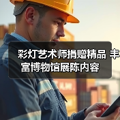 彩灯艺术师捐赠精品 丰富博物馆展陈内容(图4) 彩灯艺术师捐赠精品 丰富博物馆展陈内容(图4)