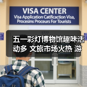 五一彩灯博物馆趣味活动多 文旅市场火热 游客增长80%（图1）
