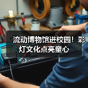 流动博物馆进校园!彩灯文化点亮童心(图3) 流动博物馆进校园!彩灯文化点亮童心(图3)