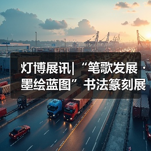 灯博展讯|“笔歌发展・墨绘蓝图”书法篆刻展(图4) 灯博展讯|“笔歌发展・墨绘蓝图”书法篆刻展(图4)