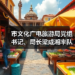 市文化广电旅游局党组书记、局长梁成湘率队调研馆园发展工作(图1) 市文化广电旅游局党组书记、局长梁成湘率队调研馆园发展工作(图1)