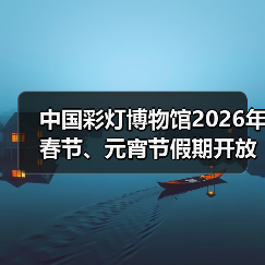中国彩灯博物馆2026年春节、元宵节假期开放公告(图1) 中国彩灯博物馆2026年春节、元宵节假期开放公告(图1)