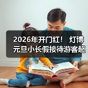 2026年开门红！ 灯博元旦小长假接待游客超2万人次！（图1）