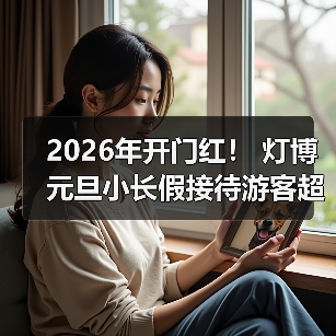2026年开门红！ 灯博元旦小长假接待游客超2万人次！（图3）