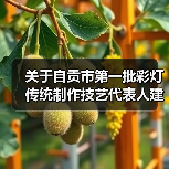 关于自贡市第一批彩灯传统制作技艺代表人建议名单的公示（图1）