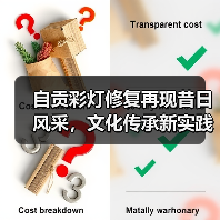 自贡彩灯修复再现昔日风采,文化传承新实践(图3) 自贡彩灯修复再现昔日风采,文化传承新实践(图3)