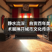 静水流深:自贡百年美术展揭开城市文化传承密码(图3) 静水流深:自贡百年美术展揭开城市文化传承密码(图3)