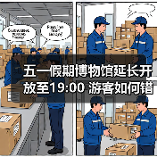 五一假期博物馆延长开放至19:00 游客如何错峰出行(图3) 五一假期博物馆延长开放至19:00 游客如何错峰出行(图3)