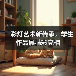 彩灯艺术新传承,学生作品展精彩亮相(图1) 彩灯艺术新传承,学生作品展精彩亮相(图1)