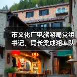 市文化广电旅游局党组书记、局长梁成湘率队调研馆园发展工作（图3）