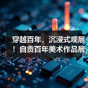 穿越百年，沉浸式观展！自贡百年美术作品展今日启幕（图3）