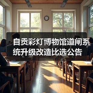 自贡彩灯博物馆道闸系统升级改造比选公告（图1）