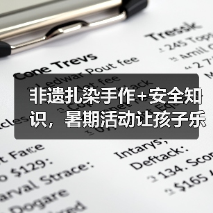 非遗扎染手作+安全知识，暑期活动让孩子乐在其中（图2）
