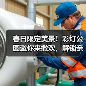 春日限定美景!彩灯公园邀你来撒欢,解锁亲子乐园新玩法!(图4) 春日限定美景!彩灯公园邀你来撒欢,解锁亲子乐园新玩法!(图4)