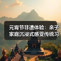 元宵节非遗体验:亲子家庭沉浸式感受传统习俗(图1) 元宵节非遗体验:亲子家庭沉浸式感受传统习俗(图1)