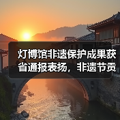 灯博馆非遗保护成果获省通报表扬,非遗节贡献引关注(图1) 灯博馆非遗保护成果获省通报表扬,非遗节贡献引关注(图1)