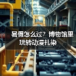 暑假怎么过？博物馆里玩转动漫扎染（图3）