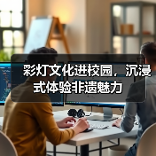 彩灯文化进校园,沉浸式体验非遗魅力(图2) 彩灯文化进校园,沉浸式体验非遗魅力(图2)