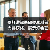 彩灯讲解员邱俊鸿科普大赛获奖,展示灯会艺术与传统技艺魅力(图1) 彩灯讲解员邱俊鸿科普大赛获奖,展示灯会艺术与传统技艺魅力(图1)
