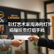 彩灯艺术家周涛向灯博捐赠珍贵灯组手稿(图2) 彩灯艺术家周涛向灯博捐赠珍贵灯组手稿(图2)
