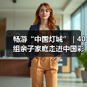 畅游“中国灯城” | 40组亲子家庭走进中国彩灯博物馆(图4) 畅游“中国灯城” | 40组亲子家庭走进中国彩灯博物馆(图4)