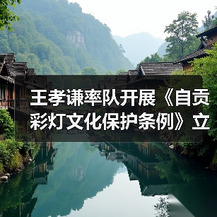 王孝谦率队开展《自贡彩灯文化保护条例》立法调研（图3）