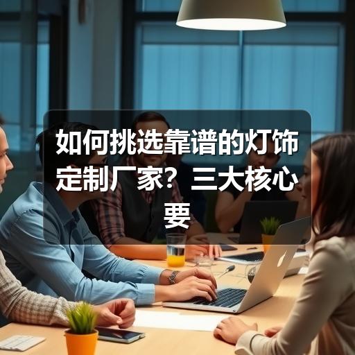 如何挑选靠谱的灯饰定制厂家?三大核心要点需掌握(图3) 如何挑选靠谱的灯饰定制厂家?三大核心要点需掌握