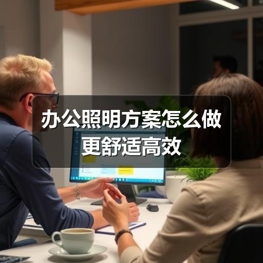 办公照明方案怎么做更舒适高效