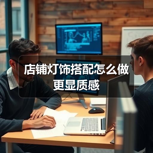 店铺灯饰搭配怎么做更显质感