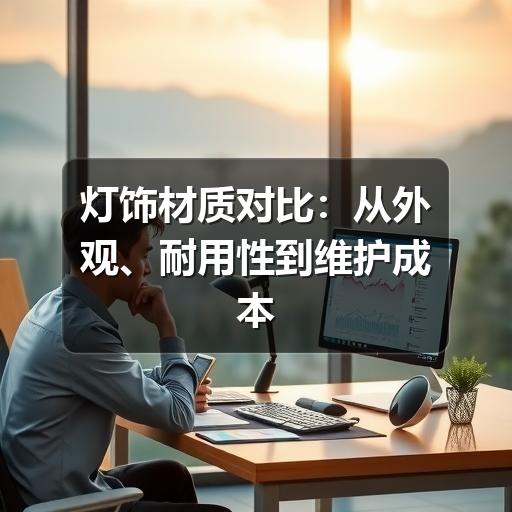 灯饰材质对比：从外观、耐用性到维护成本怎么选