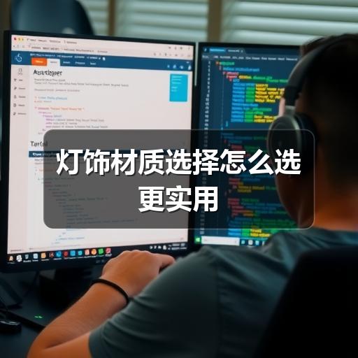灯饰材质选择怎么选更实用