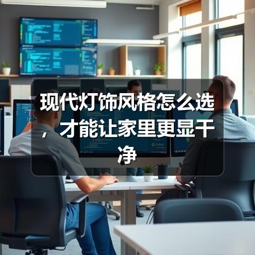 现代灯饰风格怎么选，才能让家里更显干净耐看